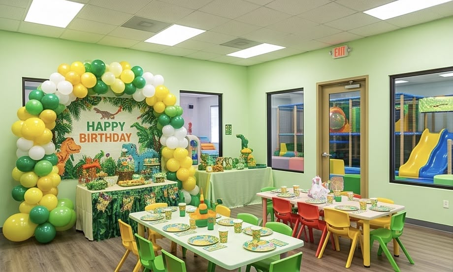 Kids' birthday party decorations by Dekan Events